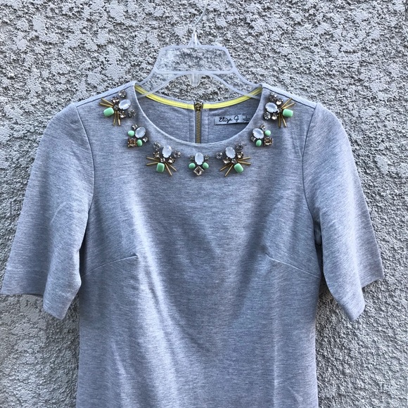 Eliza J heathered pointe shift dress - Picture 3 of 5